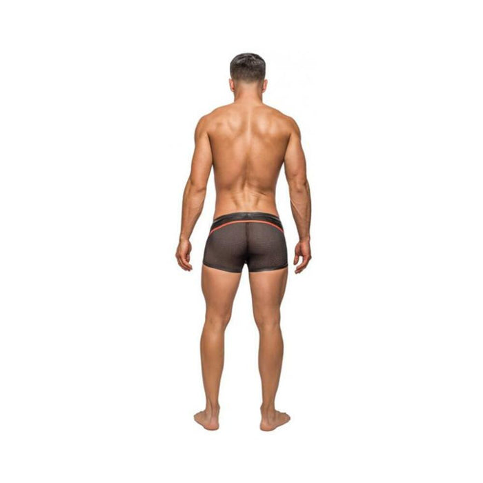 Male Power Camo Sport Net Sport Short Black Lrg | SexToy.com