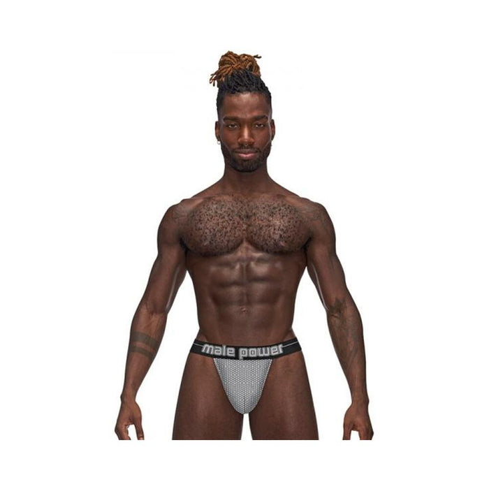Mp Sexagon Micro V Thong Gray L/xl | SexToy.com