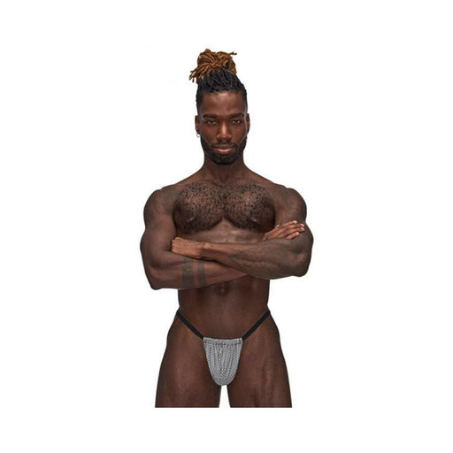 Mp Sexagon Posing Strap Gray 1s | SexToy.com