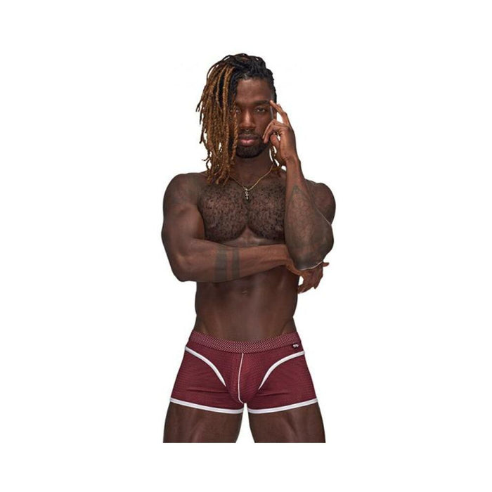 Mp Sport Mesh Sport Mini Short Burgundy Xl | SexToy.com
