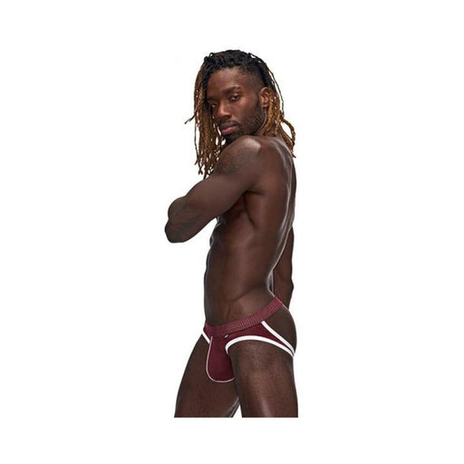 Mp Sport Mesh Sport Jock Burgundy S/m | SexToy.com