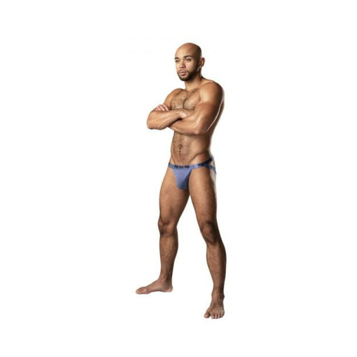 Male Power Infinite Comfort Amplifying Strappy Jock Periwinkle S/m