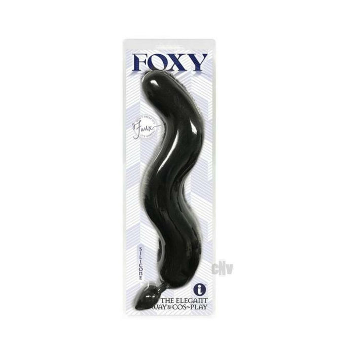 Foxy Fox Tail Plug Black