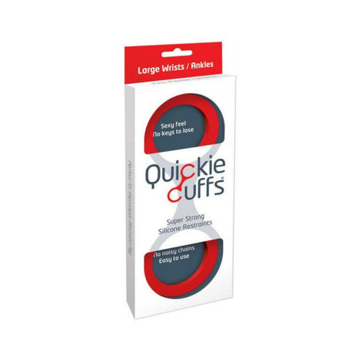 Quickie Cuffs Large Red | SexToy.com