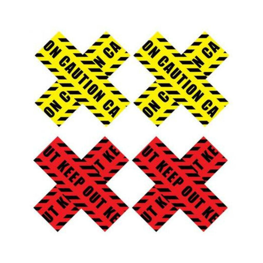 Peekaboo Caution X Yel/red | SexToy.com