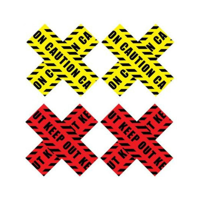 Peekaboo Caution X Yel/red | SexToy.com