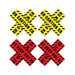 Peekaboo Caution X Yel/red | SexToy.com