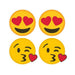 Peekaboo Emoji Hearts Yel/red | SexToy.com