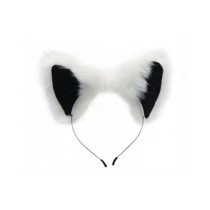 Tailz White Fox Tail Anal Plug And Ears Set