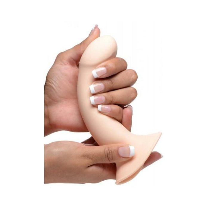 Squueze-It Squeezable Phallic Dildo Beige