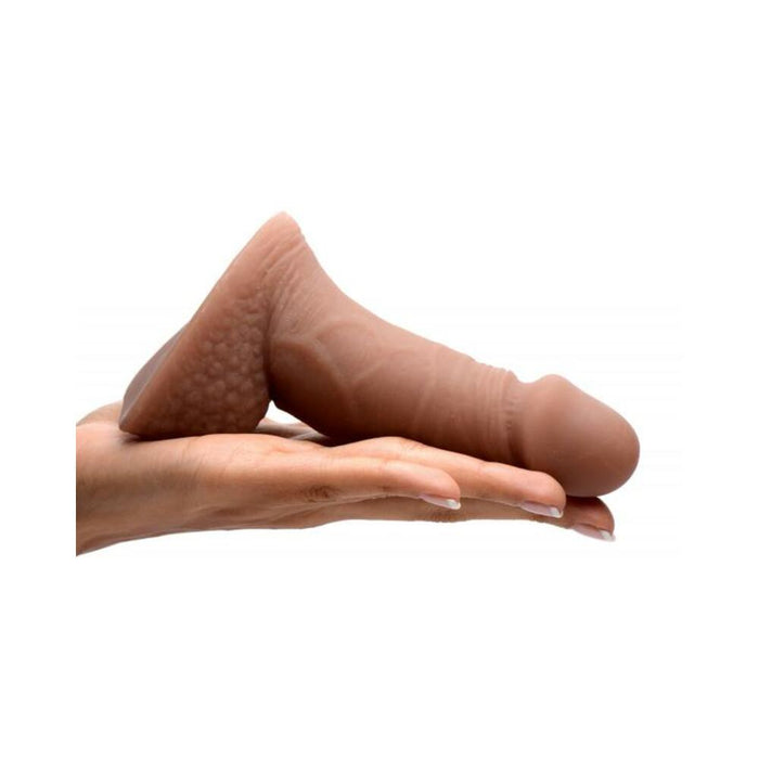 Bulge Packer Dildo Medium Brown