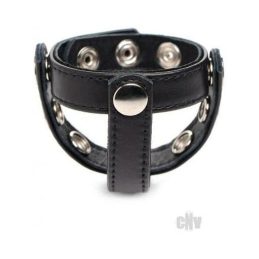 Cg Leather Snap-on Harness Black | SexToy.com