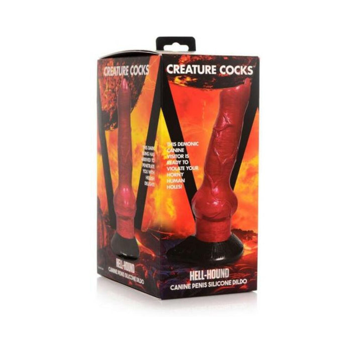 Creature Cocks Hell Hound Red/black | SexToy.com