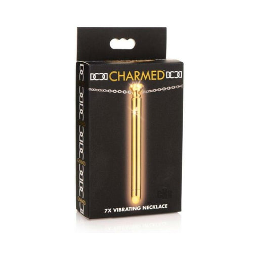 Charmed 7x Vibrating Necklace Gold | SexToy.com