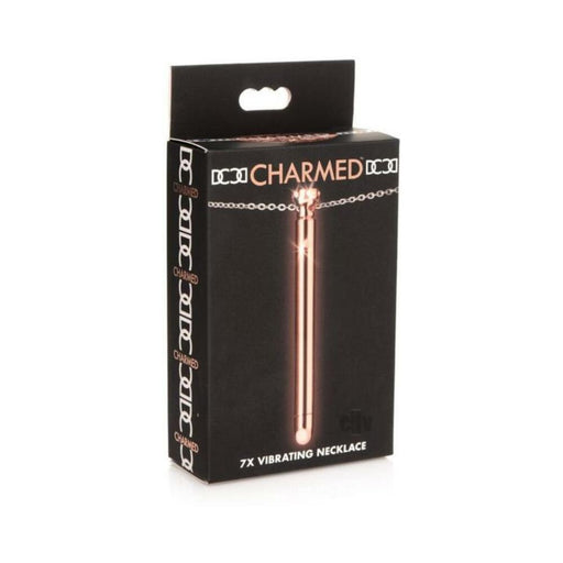 Charmed 7x Vibrating Necklace Rose Gold | SexToy.com