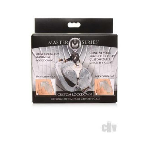 Ms Dbl Lockdown Custom Cage Clear | SexToy.com