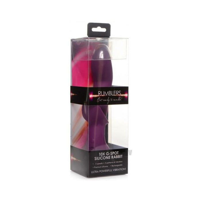 Rumblers G-spot Silicone Vibe Purple