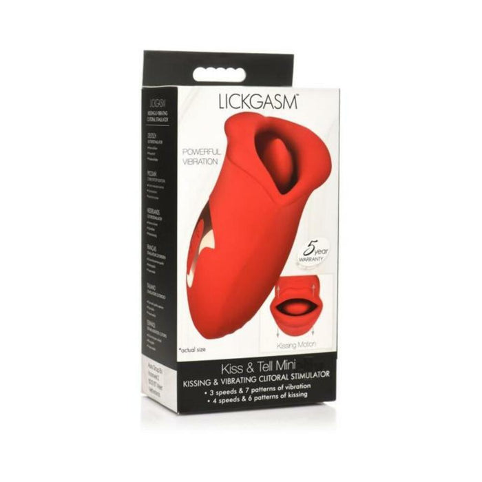 Lickgasm Kiss Tell Mini Red