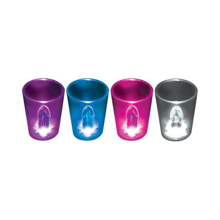 Light Up Cock Shot Glasses 12 Piece Display | SexToy.com
