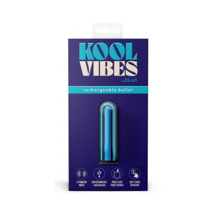 Kool Vibes Rechargeable Mini Bullet Blueberry