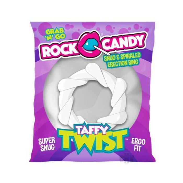 Rock Candy Taffy Twist White