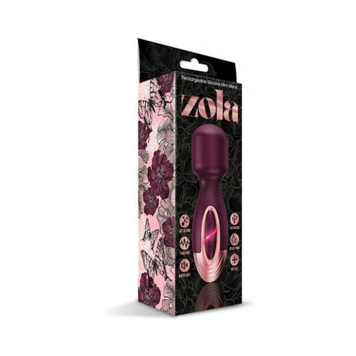 Zola Rechargeable Silicone Mini Wand | SexToy.com