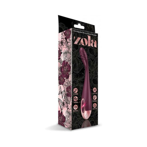 Zola Rechargeable Silicone Warming G-spot Massager | SexToy.com