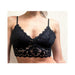 Kixies Lace Bralette Black Medium Hanging | SexToy.com