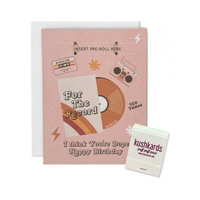 For The Record Greeting Card W/matchbook