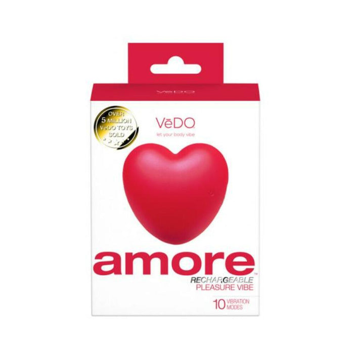 Vedo Amore Rechargeable Pleasure Vibe Red