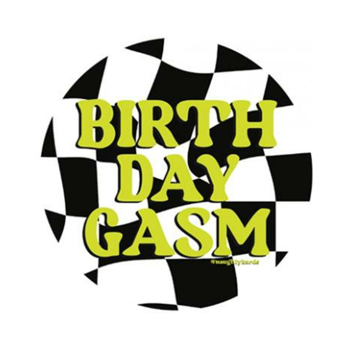 Birthday-gasm Naughty Sticker - Pack Of 3