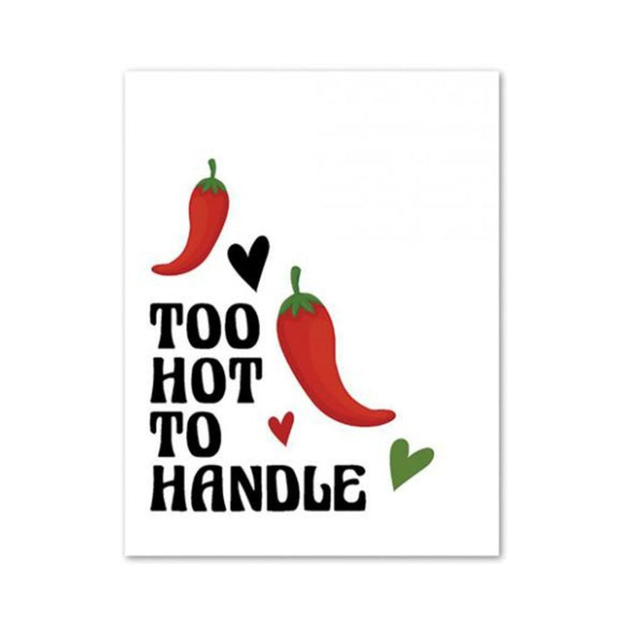 Too Hot To Handle Greeting Card