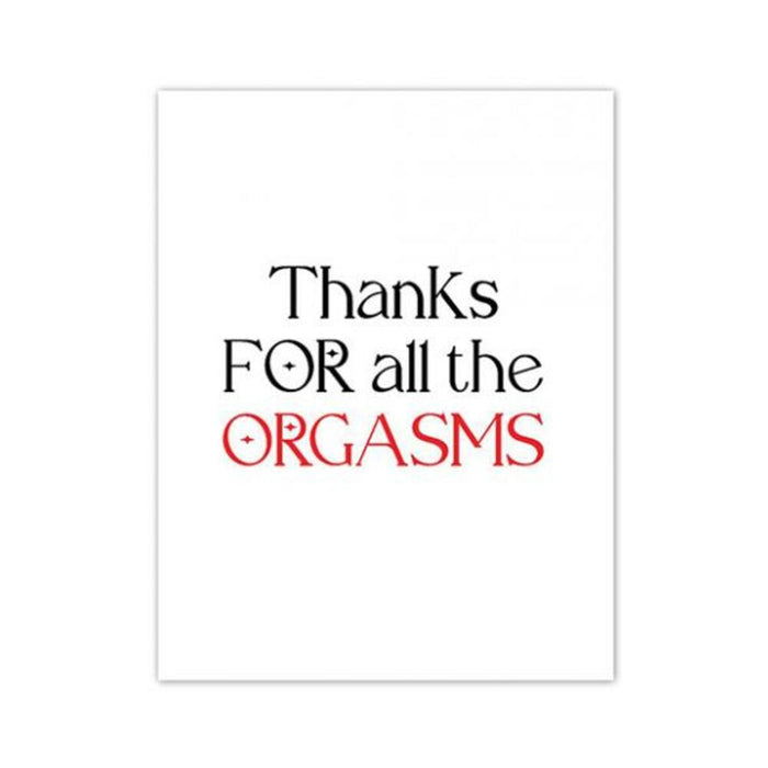 Orgasmic Greeting Card