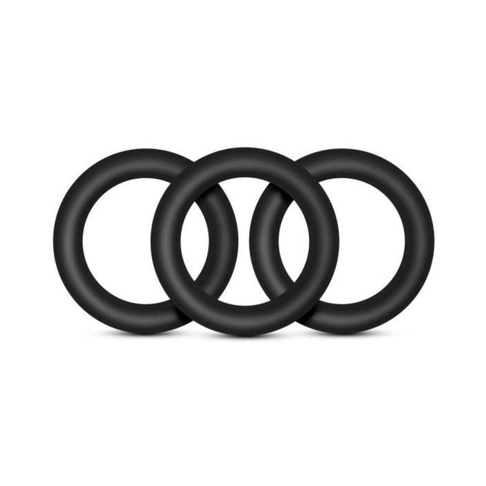 Performance VS2 Silicone Cock Rings Small Black