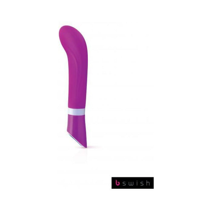 B Swish Bgood Deluxe Curve Vibrator Violet