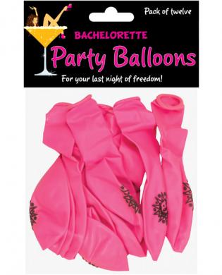 Bachelorette party balloons - pack of 12 | SexToy.com