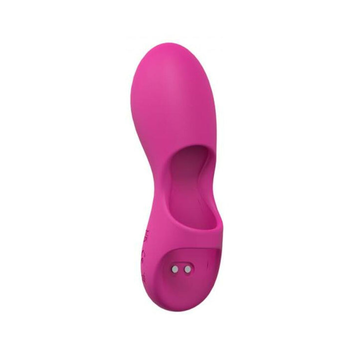 Loveline Joy 10 Speed Finger Vibe Silicone Rechargeable Waterproof Pink