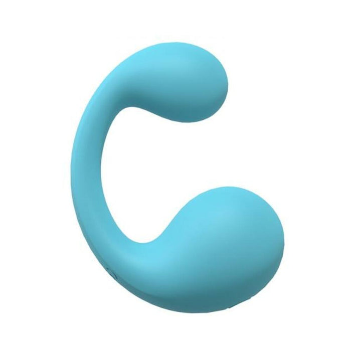 Loveline Playful 10 Speed Dual Motor Vibe Sealed Silicone Rechargeable Submersible Blue