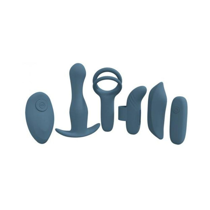 Loveline Supreme Weekend Kit Silicone Rechargeable Waterproof Blue/grey