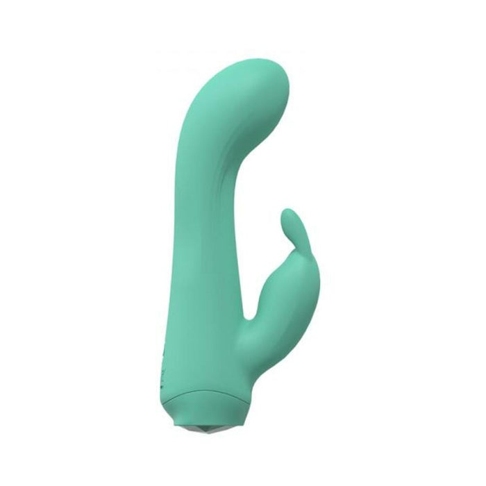 Loveline Enchanted Dual Motor 10 Speed Rabbit Silicone Rechargeable Waterproof Green