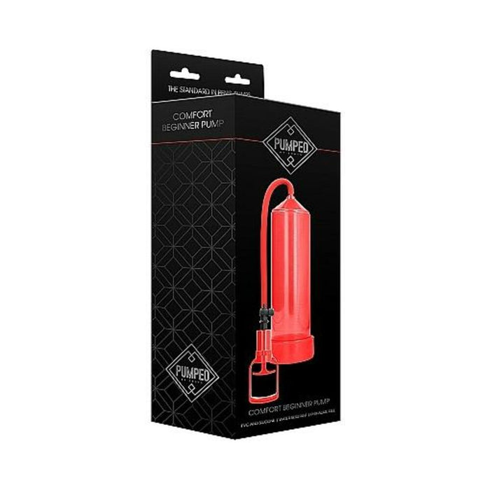 Pumped Comfort Beginner Penis Pump Red