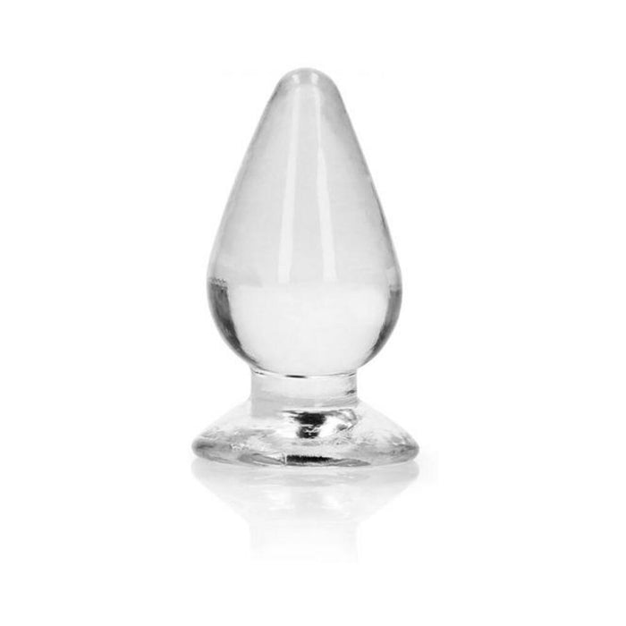 Realrock Crystal Clear 3.5 In. Anal Plug Clear