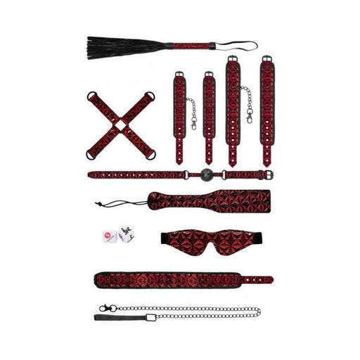 Ouch! Luxury Bondage Kit  Burgundy | SexToy.com