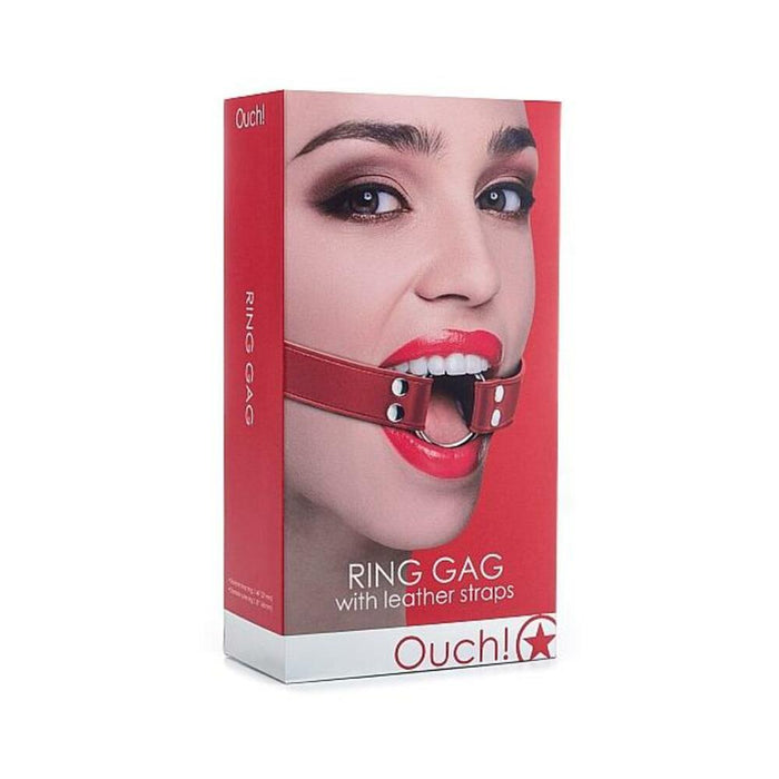 Ouch Ring Gag Red