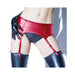 Matte Wetlook Garter Belt Merlot OS | SexToy.com