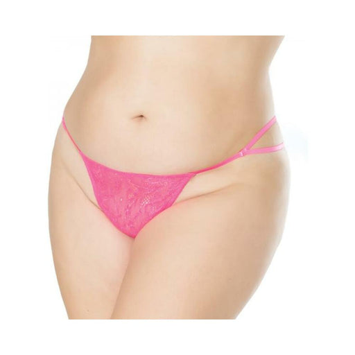 Adjustable G-string Pink Os Xl Hanging | SexToy.com