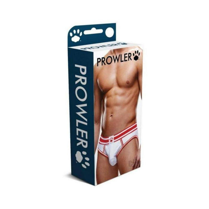 Prowler White/red Open Brief Xxl