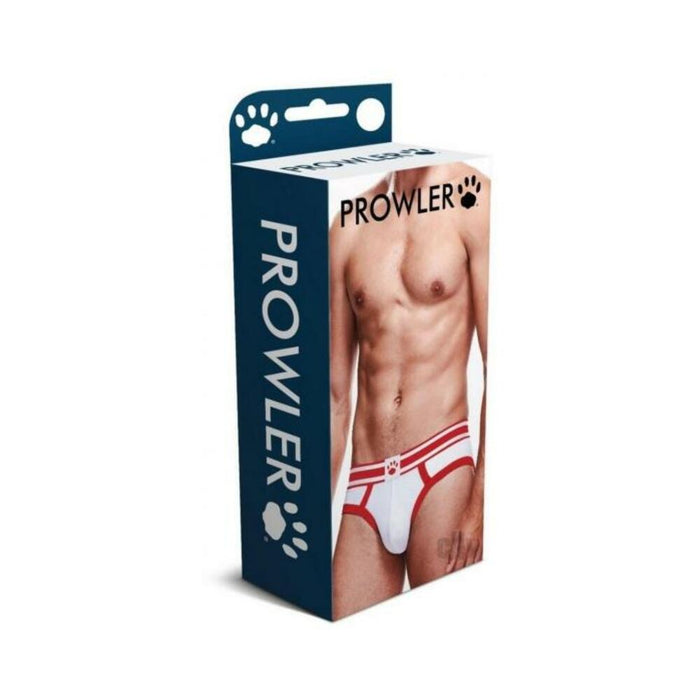 Prowler White/red Brief Lg