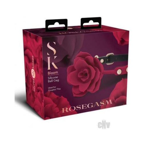 Sk Rosegasm Bloom Silicone Gag Red | SexToy.com