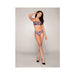 Dreamgirl Shell Bra And Matching G-string Set With Strappy Back Detail Lavender S | SexToy.com
